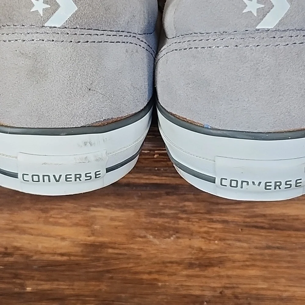 Converse Gray Suede Sneakers - Picture 4 of 5